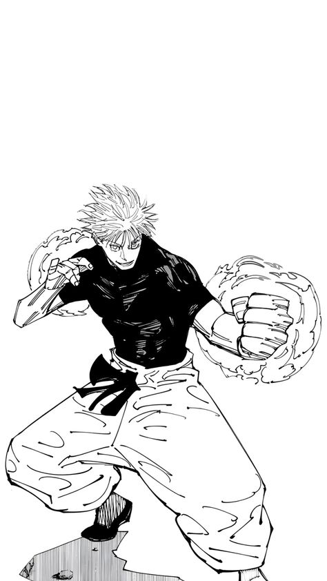 Gojo Full Body Manga, Gojo Domain Expansion Manga, Jujutsu Kaisen Gojo Manga, Gojo Satoru Manga Wallpaper, Gojo Manga Wallpapers, Gojo Panel, Gojo Pose, Gojo Vs Sukuna Manga, Gojo Manga Panels