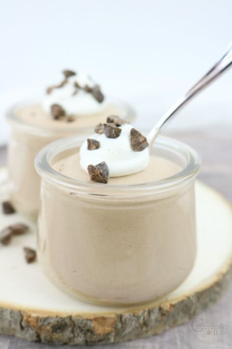 Keto Chocolate Cheesecake Fluff - Cheesecake It Is! Easy Bariatric Meals, Cheesecake Fudge Recipe, Keto Chocolate Cheesecake, Cheesecake Fluff, Keto Whole 30, Pistachio Cheesecake, Bariatric Meals, Ketogenic Desserts, Blueberry Topping