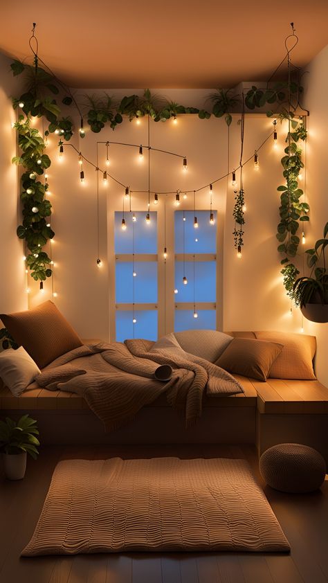 Soothing Spaces: Cozy Bedroom Decor with Soft Lights Cozy Bedroom Lighting, Bedroom Cozy, Lamp For Bedroom, Dream Room Inspiration, Triple Threat, Soothing Colors, Cozy Apartment, Home Decor Lights, Dream Rooms