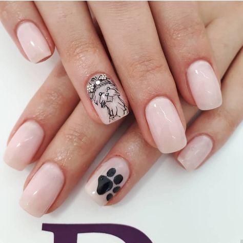 #mynailart #shortnails #squarenails #nude #soakoffgel #handdrawing #yorkie #dog #footprints #yorkiesofinstagram #handmade #naildesigns… Yorkie Nail Art, Dog Nails, Soak Off Gel, Square Nails, Short Nails, Yorkie, Yorkshire, Nail Designs, How To Draw Hands