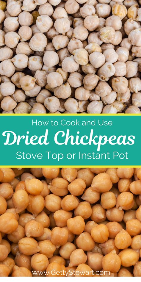 How To Prepare Chickpeas, Cook Dried Chickpeas, Cook Chickpeas, Legume Recipes, Dry Beans Recipe, Garbanzo Bean Recipes, Cooking Garbanzo Beans, Dried Chickpeas, Cooked Chickpeas