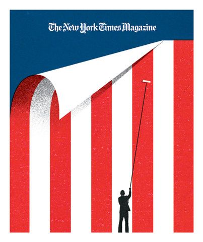 Cover for The New York Times Magazine by The Heads of State Magazine Design Cover, America Images, Gig Poster, Times Magazine, Magazine Images, New York Times Magazine, Magazine Cover Design, Publication Design, Head Of State