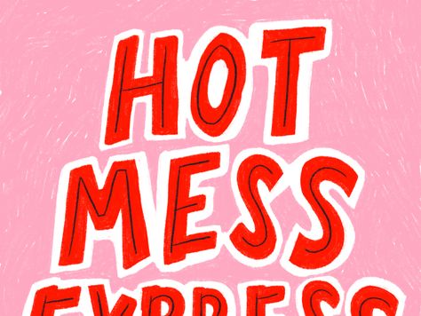 Hot Mess Express by Andrea Sanchez on Dribbble Hot Mess Express Quotes, Podcast Logos, Diy Beer Pong, Diy Beer Pong Table, Diy Beer, Hot Mess Express, Beer Pong Tables, Pong Table, Hbo Max