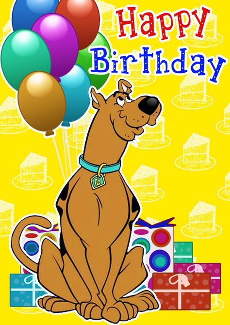 Birthdays Wishes, Scooby Doo Birthday Cake, Bday Greetings, Scooby Doo Birthday, Scooby Doo Birthday Party, Happy Birthday Clip Art, Scooby Doo Pictures, Free Printable Birthday Cards, Paint Pictures