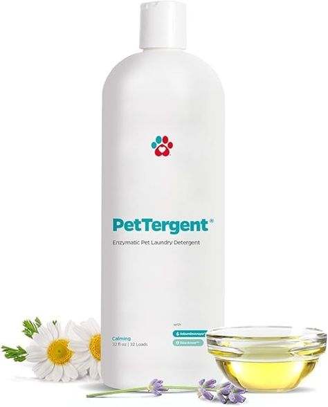 Amazon.com: Pet Parents PetTergent Enzymatic Pet Laundry Detergent, 32 oz (Pack of 1) | 32 Loads | Pet Stain Remover, Pet Odor Eliminator | Calming : Pet Supplies Pet Stain Remover, Pet Odor Eliminator, Pet Stains, Safe Cleaning Products, Pet Odors, Odor Eliminator, Pet Safe, Laundry Detergent, Pet Parent