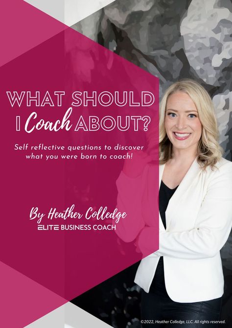 What Should I Coach About? | Heather Colledge Nurse Coach, Health Coaching Business, Nurse Money, Nurse Entrepreneur, Health Coach Business, Small Business Inspiration, Health And Wellness Coach, 6 Figures, Career Transition