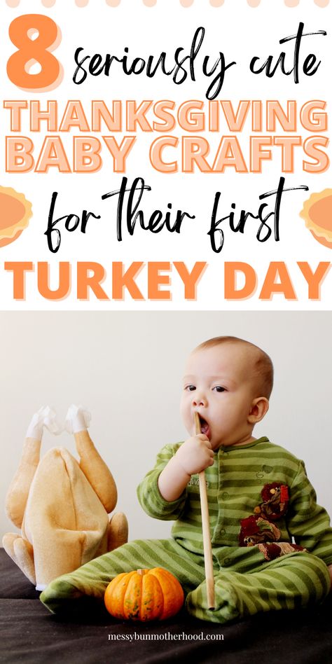 thanksgiving crafts for infants Baby Art Thanksgiving, November Themes For Infants, First Thanksgiving Baby Crafts, My First Thanksgiving Craft Baby, Toddler Art For November, Turkey Craft For Babies, Turkey Craft For Infants, First Thanksgiving Crafts For Baby, Baby First Fall Crafts