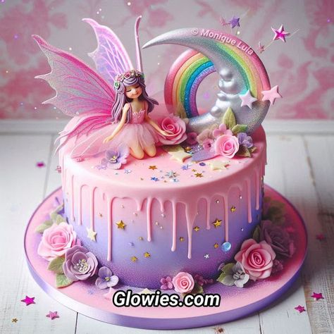 Butterfly Theme Cake 1st Birthdays, Butterfly Theme Birthday Cake, Fairy Theme Cake, Butterfly Theme Cake, Glow Fairy, Baby 1st Birthday Cake, Fairy Ballerina, Fairy Birthday Cake, Butterfly Birthday Theme