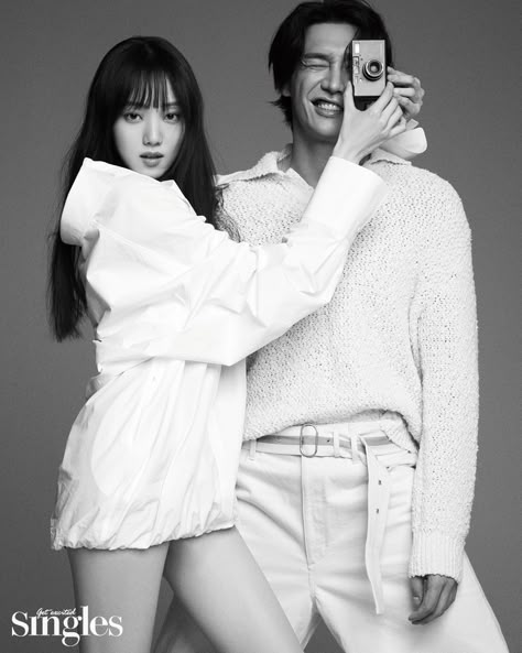 Lee Sung Kyung And Kim Young Kwang On Making Drastic Changes For Their Roles In “Call It Love” + What To Look Forward To In The Drama’s 2nd Half | Soompi Prenuptial Photoshoot, Korean Photoshoot, Kim Young Kwang, Korean Couple Photoshoot, Korean Wedding Photography, Romance Aesthetic, Studio Poses, Sheer Clothing, Lee Sung Kyung