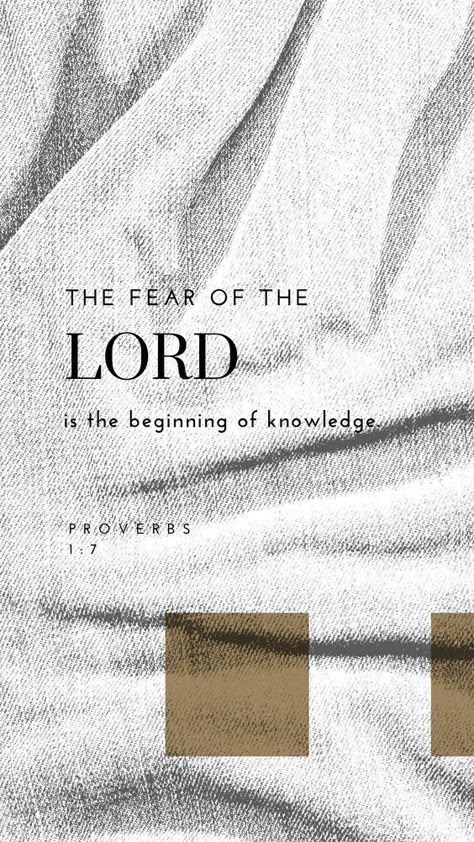 The Fear Of The Lord, Bible Proverbs, Bible Kjv, Being Brave, Quotes Bible, Fear Of The Lord, Ideas Quotes, The Fear, Proverbs