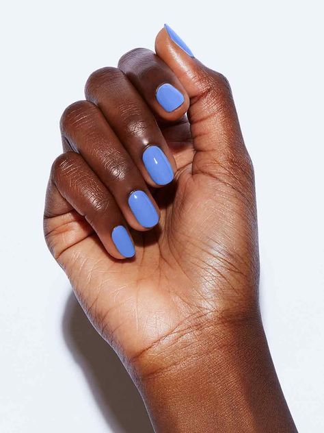 Static Nails, May Nails, Nail Color Trends, Long Lasting Nail Polish, Spring Nail Colors, Long Lasting Nails, Dry Nails, Chic Nails, Blue Nails