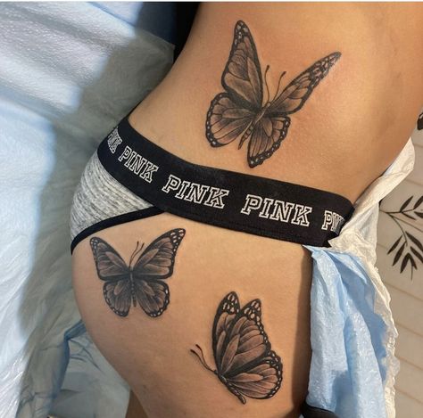 Girl Thigh Tattoos, Private Tattoos, Thigh Tattoo Designs, Hand Tattoos For Girls, Side Tattoos, Pretty Tattoos For Women, Classy Tattoos, Dope Tattoos For Women, 1 Tattoo