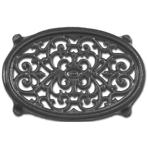 Black Oval Filigree Wood Stove Trivet Wood Furnace, Outdoor Wood Fireplace, Gas Patio Heater, Ventless Fireplace, Fireplace Kits, Wood Heat, Gas Log Sets, Stove Parts, Freestanding Fireplace