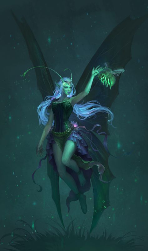 Butterfly, Joya Filomena on ArtStation at https://www.artstation.com/artwork/xvD0E Creature Fantasy, Dnd Art, Mythical Creatures Art, Beautiful Fairies, Fantasy Fairy, Mystical Creatures, Arte Fantasy, Fairy Art, Fantasy Inspiration