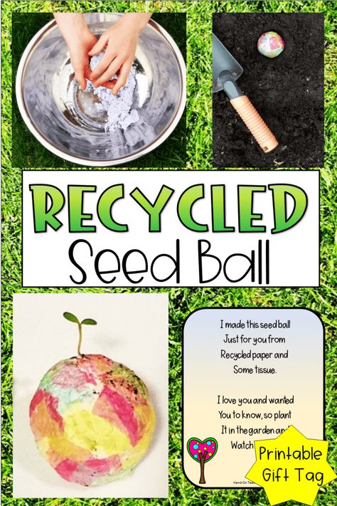 Recycled Crafts For Kids, Environmental Club, Kid Garden, Childcare Ideas, Recycling Activities, Room For Kids, Escape Room For Kids, Earth Week, Seed Balls