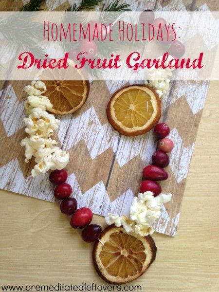 Making your own dried fruit garland is a fun and frugal way to decorate for Christmas. Here is a simple tutorial for a DIY Dried Fruit Garland. Diy Dried Fruit, Dried Fruit Garland, Christmas Tree Homemade, Homemade Garland, Fruit Garland, Popcorn Garland, Fashion Christmas Tree, Fruit Christmas Tree, Fruit Ornaments