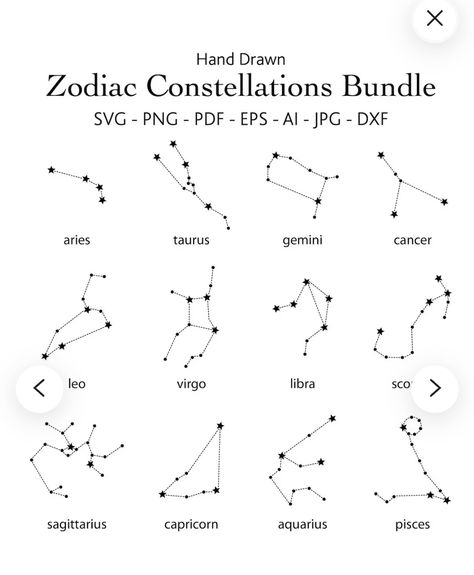 Virgo Nail Art Zodiac Signs, Aires Constalation, Virgo Constellation Nails, Taurus Constellation Nails, Zodiac Nail Art Aries, Cancerian Nail Art, Aries Nail Art, Capricorn Nail Art, Nails Zodiac Signs