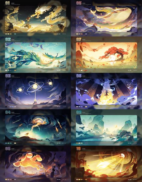 Concept Art Tutorial, 타이포그래피 포스터 디자인, Landscape Concept, Graphic Design Fonts, Game Character Design, Fantasy Art Landscapes, Fantasy Concept Art, Illustration Digital, Environment Concept Art