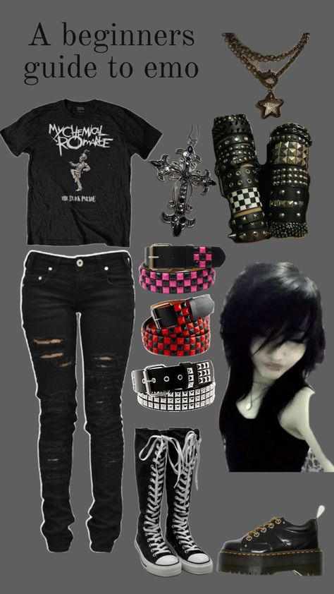 Emo Style 2000s, Emo Outfits 2000s, Scene Emo Fashion, Emo Scene Outfits, Emo Outfit Ideas, Cute Emo Outfits, Grunge Fits, 2000s Girl, Fashion 2000s