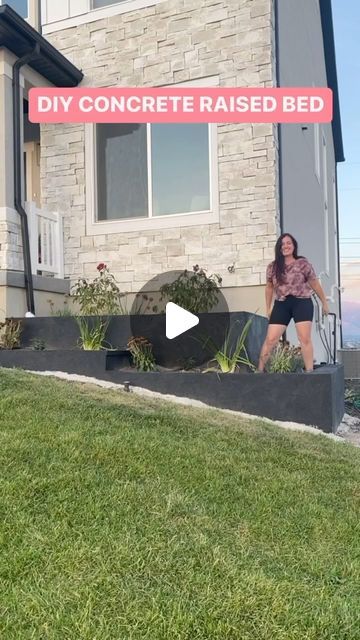 Brandali M Radulovich on Instagram: "This is still one of my all time faves! Transforming my front yard with a DIY cinder block planter experiment was the right choice! 🌱✨ Many thought this would fail, I think it was a success! So thrilled that this project has stood the test of time - 2 years and counting! 💪   Note! ✨I live in a dry area so no drain really needed but you could easily add one if you needed and as well as a barrier between the planter and foundation.   #DIYProject #CinderBlockPlanter #GardeningMagic #OutdoorOasis #GreenThumb #ProudDIYer #SustainableLiving #HomeGarden #NatureLovers #GrowYourOwn" Landscaping With Cinder Blocks, Cinder Block Planter Boxes, Cinderblock Flower Beds, Cinder Block Flower Bed Border, Diy Cinder Block Planter, Tiny Front Yard Landscaping, Cinder Block Fence Ideas, Cinder Block Retaining Wall, Cinder Block Fence