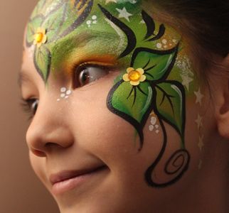 Face Paint Fairy, Paint Fairy, Mermaid Face Paint, Face Paint Tutorial, Fairy Face Paint, Fairy Face, Kids Face Painting, Face Painting For Boys, Pan Movie