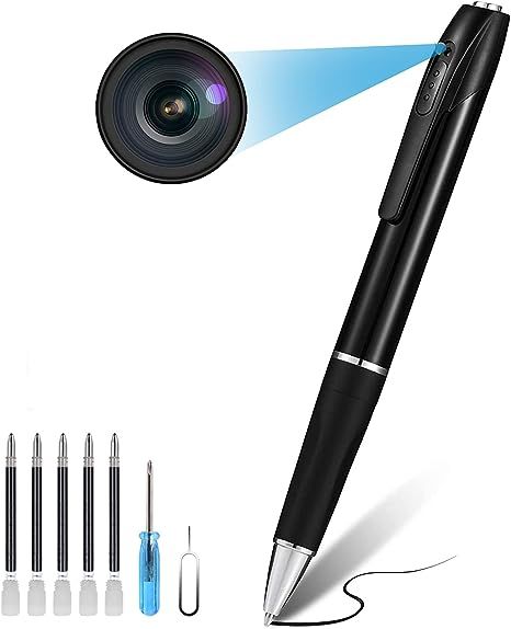 Amazon.com : 32GB Hidden Camera【2023 Upgraded Version】, Spy Camera, Pen Camera with FHD1080P, Nanny Cam with 180 Minutes Battery Life, Body Camera for Home Security or Classroom Learning (32GB) : Electronics Pen Camera, Solar Camera, Ipod Dock, Old Cabin, Body Camera, Nanny Cam, Spy Camera, Hidden Camera, Camera Phone