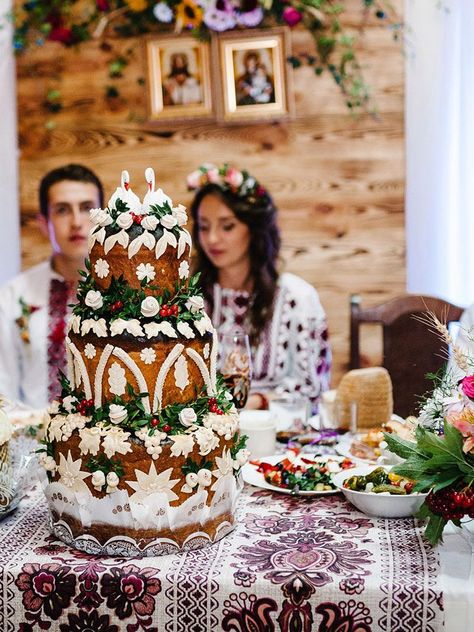 Ukrainian Korovai Wedding Bread | SAVEUR Korovai Bread, Braided Breads, Orthodox Marriage, Ukrainian Bread, Ukrainian Wedding Traditions, Ukraine Wedding, Bread Display, Ukrainian Wedding, Ukrainian Culture