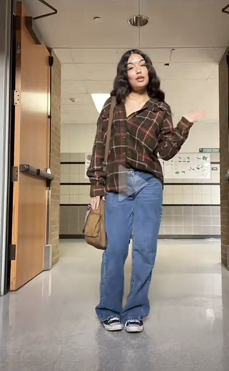 November Outfits, Flannel Outfit, Latina Fashion Outfits, Classy Winter Outfits, Flannel Outfits, Cold Outfits, Vibe Clothes, Instagram Outfits, Cute Comfy Outfits