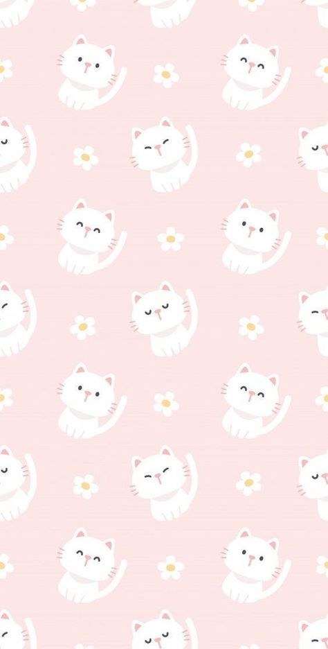 Cat Smell, Cat Pattern Wallpaper, Wallpaper Gatos, Cat Phone Wallpaper, Cat Phone, Cute Backgrounds For Phones, Iphone Wallpaper Pattern, Graphic Wallpaper, Cute Patterns Wallpaper