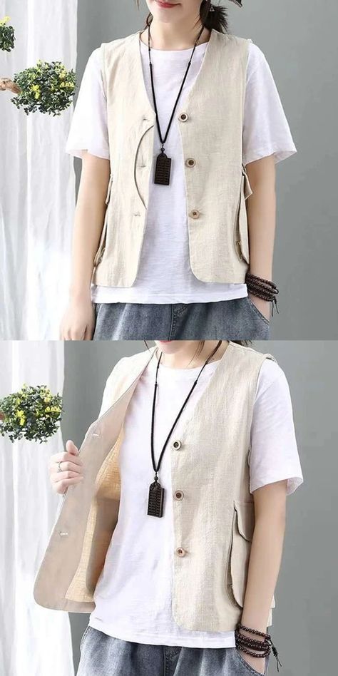 Waist Coat For Women, Vest Coats, Woolen Coat Woman, Linen Vest, Waist Coat, Coats Women, Women Coat, Coat For Women, Cotton Coat