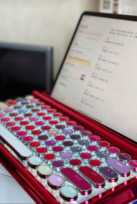 Aesthetic & Cute Kawaii Things To Buy | Kawaii Room Decor Tablet With Keyboard Aesthetic, Typewriter Keyboard Aesthetic, Ipad Typewriter, Kawaii Room Aesthetic, Desk Kawaii, Kawaii Things To Buy, Aesthetic Things To Buy, Kawaii Stuff To Buy, Cute Keyboards