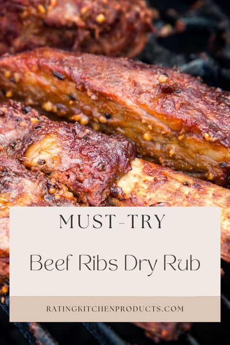 Beef Ribs Dry Rub Recipe, Beef Rib Rub Recipe, Dry Rub Beef Ribs, Dry Rub For Beef Ribs, Beef Rib Dry Rub Recipe, Rub For Beef Ribs, Beef Rib Rub, Pork Rib Dry Rub, Rib Dry Rub