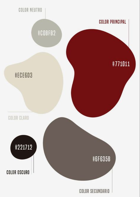 Red White Brown Color Palette, Wine Red Palette, Dark Maroon Color Palette, Red Brand Identity Design, Red And Neutral Color Palette, Stylish Color Palette, Red Logo Color Palette, Red And Beige Color Palette, Red Beige Color Palette