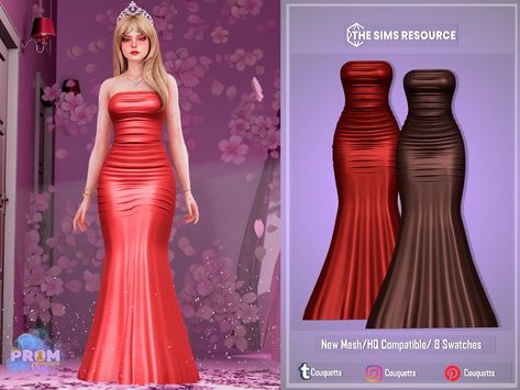 Cc Clothing, Sims 4 Cheats, Feminine Clothes, Sims Clothes, Cc Clothes, Pelo Sims, Sims 4 Game Mods, Graduation Gown, Sims 4 Dresses