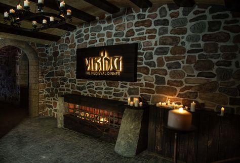 Viking restaurant in Ajman takes visitors back to medieval times Viking Restaurant, King Ragnar, Viking Horn, Fire Dancer, Medieval Times, Types Of Food, Traditional Food, Plates And Bowls, The National