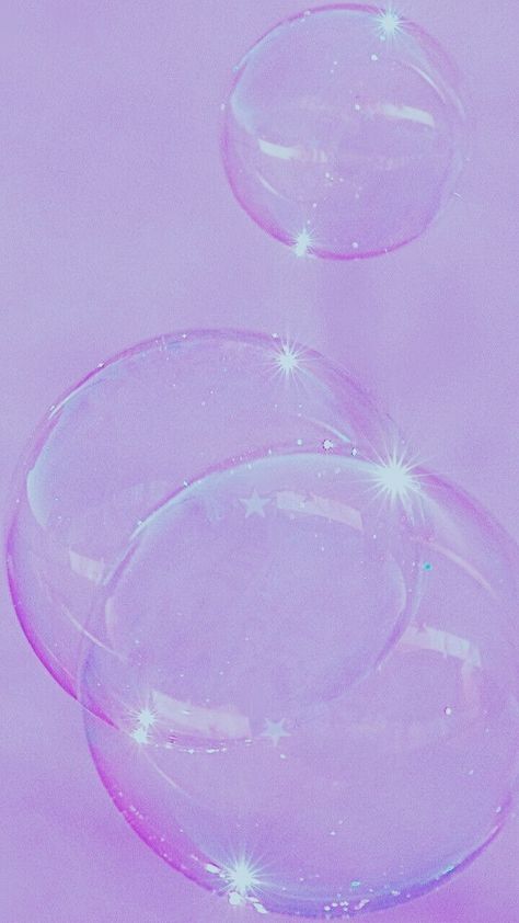 Light Purple Pink Aesthetic, Light Purple Homescreen Ideas, Light Pink And Purple Aesthetic, Purple Bubbles Wallpaper, Bubble Wallpaper Iphone, 3d Bubble Wallpaper, Aesthetic Bubbles, Bubbles Aesthetic, Vibes Background