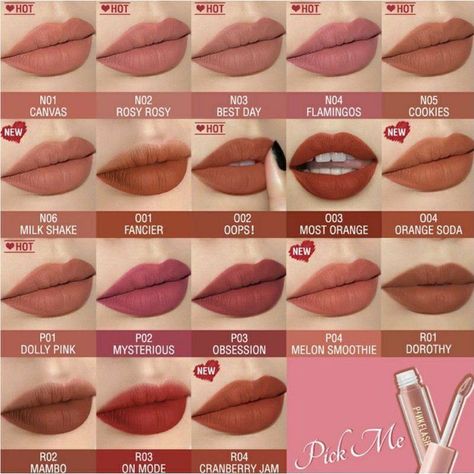 Melon Smoothie, Feel Nothing, Lip Cosmetics, Matte Lip Color, Matte Lip Cream, How To Apply Lipstick, Long Lasting Lipstick, Waterproof Makeup, Velvet Matte