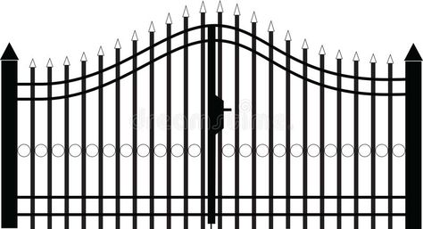 Gate silhouette vector. Modern gate of house silhouette , #SPONSORED, #vector, #silhouette, #Gate, #house, #gate #ad Gate Silhouette, House Silhouette, Modern Gate, House Gate, Vector Silhouette, Silhouette Illustration, Gate House, Great Expectations, Vector Stock