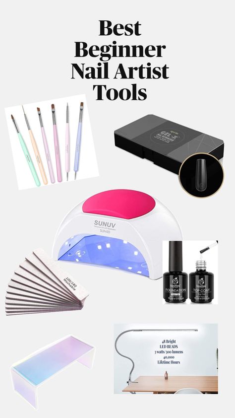 Tools for doing nails Nail Tech Tools, Beginner Nail Tech, Acrylic Nail Supplies, Nail Tutorial Videos, Nail Room, Nail Supplies, Trendy Nail Art, Nail Art Brushes, Nail Technician