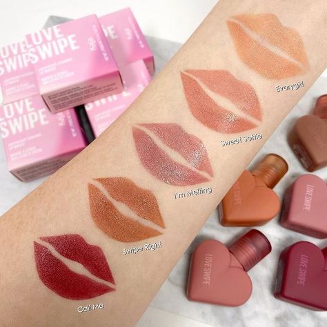 We can't get over these amazing Love Swipe swatches by @theglamwoman ! Stock up on Kaja Beauty lippies now on kajabeauty.com 🛍 Kaja Beauty, Get Over It, Canning, Makeup, Glass, On Instagram, Beauty, Instagram, Make Up