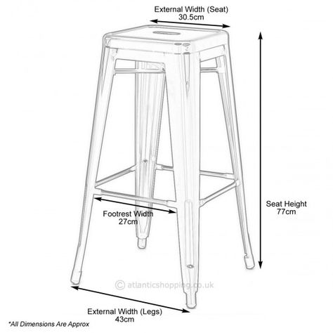 kitchen stool, measurements. Bar Stool Measurements, Stool Measurements, Artist Stool, Round Back Dining Chairs, Comfortable Living Room Chairs, Outdoor Lounge Chair Cushions, Oversized Chair And Ottoman, Outdoor Furniture Chairs, Kitchen Stool