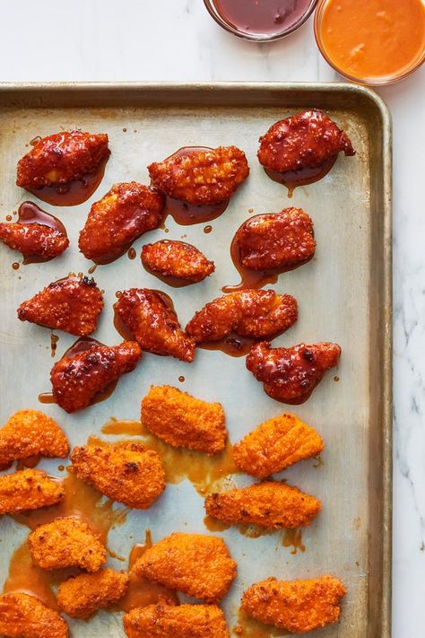 How To Make Baked Boneless Chicken Wings | Kitchn Boneless Chicken Wings In The Oven, Boneless Chicken Wings Recipe, Boneless Wing Recipes, Baked Boneless Chicken, Homemade Takeout, Wings Recipe Baked, Baking Chicken, Teriyaki Chicken Wings, Boneless Chicken Wings