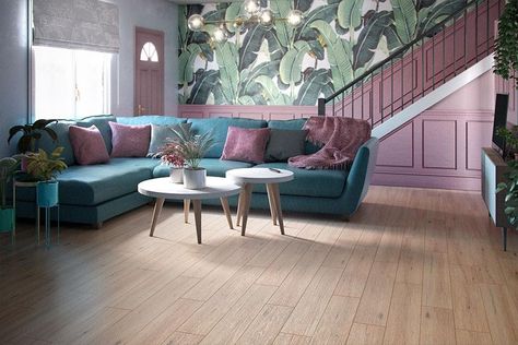 Dining Room Conservatory, Vinyl Flooring Uk, Vinyl Room, Underfloor Heating Systems, Laminate Colours, Luxury Flooring, Flooring Trends, Oak Planks, Waterproof Flooring