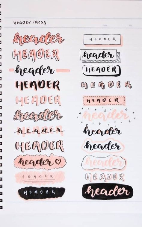 Bullet Journal Font, Bullet Journal Ideas Templates, Lettering Guide, Bullet Journal Banner, Journal Fonts, Desain Buklet, Bullet Journal Mood Tracker Ideas, Bullet Journal Notes, Bullet Journal Paper