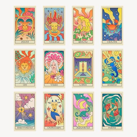 Esoteric Symbols, Zodiac Cards, Astrological Symbols, Doodle Design, Occult Symbols, Magic Symbols, Tarot Cards Art, Love Tarot, Doodle Designs