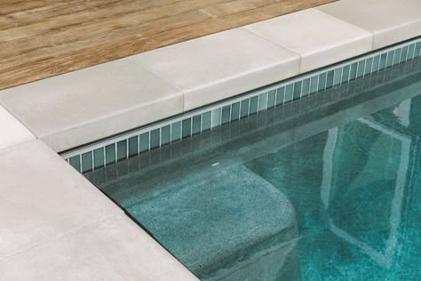 Swimming Pool Waterline Tile Ideas, Waterline Pool Tile Ideas, Modern Pool Waterline Tile, Waterline Tile, Pool Waterline Tile, Pool Trim Tile, Pool Waterline Tile Trends 2024, Subway Tile Pool Waterline, Pool Tile Ideas