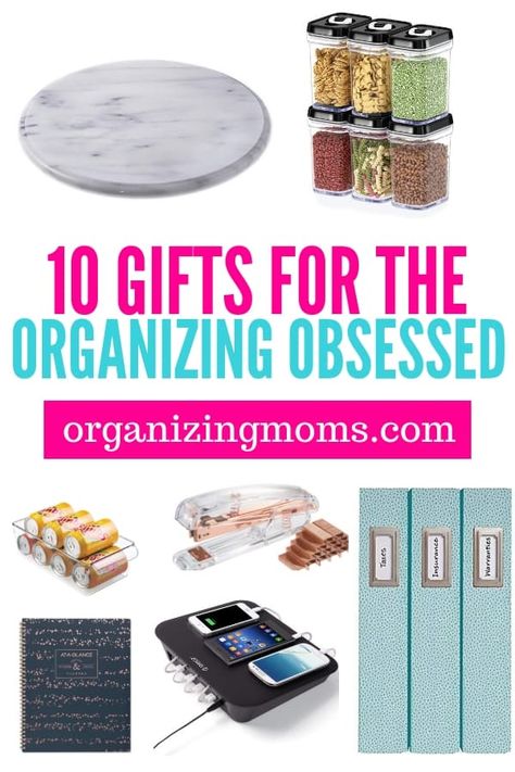 Looking for gifts for your type-A friends? This hand-picked list of the best gifts for the organizing obsessed will give you lots of options! Organization Binder, Picnic Plates, Decluttering Inspiration, Thrifty Thursday, Beauty Products Gifts, Christmas Organization, Organizing Hacks, Organized Mom, Organization Gifts