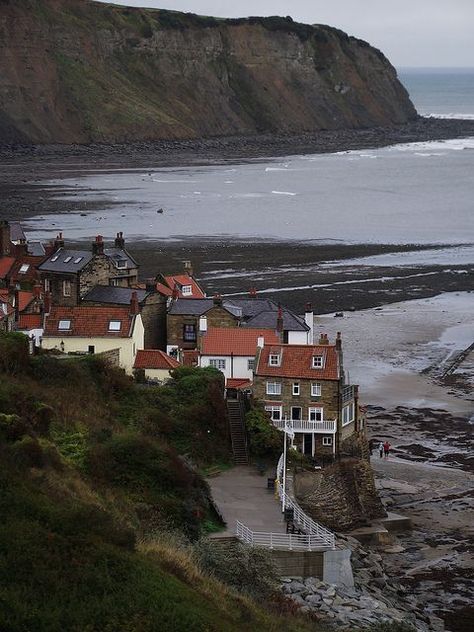 Robin Hoods Bay, North Yorkshire Robin Hoods, Robin Hoods Bay, Trondheim, Seaside Towns, Coastal Towns, English Countryside, Pretty Places, North Yorkshire, On The Edge