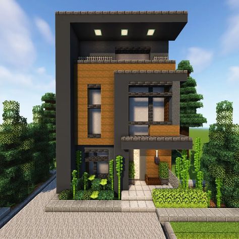 Minecraft Modern House Designs, Mansion Minecraft, Minecraft Beach House, Minecraft Modern City, Modern Minecraft, Codes Wallpaper, Modern House Minecraft, Modern Minecraft Houses, Minecraft House Ideas