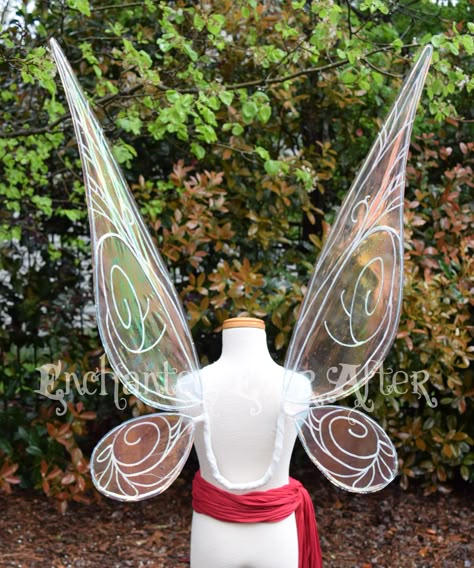 Small Zarina Inspired Vinyl Fairy Wings for Costumes, Cosplayers, Entertainers, Weddings, and Any Other Special Events by Enchanted Ever After #fairy #wings #Zarina #tutu #costume #cosplay #Disney Fairy Wings Tinkerbell, Zarina Pirate Fairy Costume, Zarina Costume, Zarina Pirate Fairy, Tinkerbell Bedroom, Pirate Fairy Costume, Elsa Diy, Rosetta Fairy, Tinkerbell Cosplay